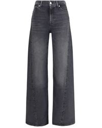 7 For All Mankind - Lotta Jeans mit Kristallen - Lyst