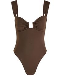Away That Day - Cannes Gathered Swimsuit - Lyst