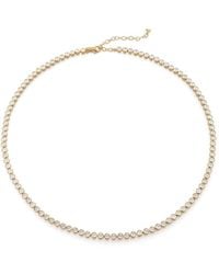 Monica Vinader - Diamond Essentials Tennis Necklace - Lyst
