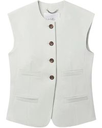A.L.C. - Georgie Button-Up Vest - Lyst