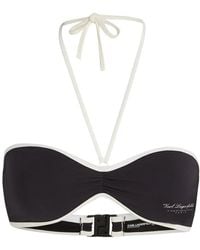 Karl Lagerfeld - Hotel Karl ビキニトップ - Lyst