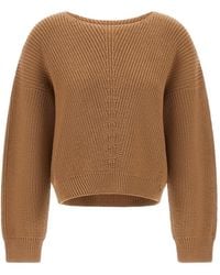 Herno - Corncob-Stitch Boat-Neck Sweater - Lyst