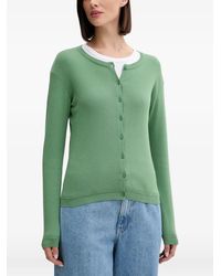Benetton - Button-Up Cardigan - Lyst