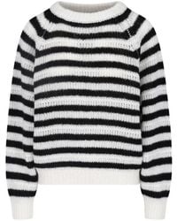 Lisa Yang - Striped Raglan-Sleeve Sweater - Lyst