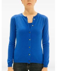 LA ROSE - Buttoned Cashmere Cardigan - Lyst