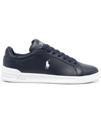 Polo Ralph Lauren - Sneakers In Logoed Leather - Lyst