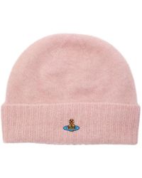 Vivienne Westwood - Orb-Embroidered Beanie Hat - Lyst