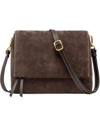 Gianni Chiarini - Small Three Suede-Finish Cross Body Bag - Lyst