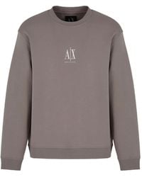 ARMANI EXCHANGE - Logo-Detail Sweatshirt - Lyst