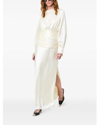 Nicholas - Ruched-Waist Backless Maxi Dress - Lyst