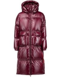 AFTER LABEL - Quilted Hooded Puffer Coat - Lyst