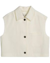 Marc O' Polo - Cropped Button-Up Vest - Lyst