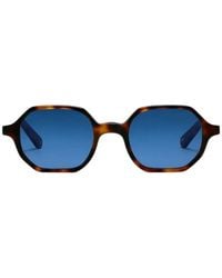 Lgr - Zanzibar Regular Geometric-Frame Sunglasses - Lyst