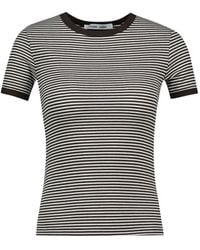Samsøe & Samsøe - Salinas Horizontal-Stripe Ribbed T-Shirt - Lyst
