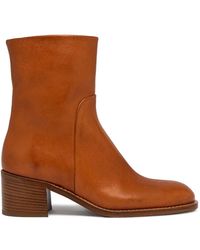 Buttero - Bottines Bolgheri Zippées À Talon Épais - Lyst