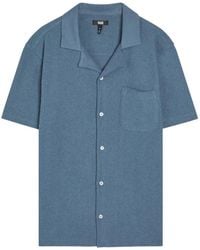 PAIGE - Camisa Oliver Con Cuello Cubano De Manga Corta - Lyst