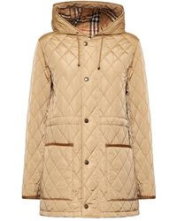 Burberry - Quilted Nylon Parka - Lyst