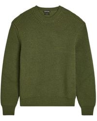 Tom Ford - Jersey De Canalé Con Cuello Redondo - Lyst