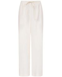 Loulou de Saison - Ellon Straight-Leg Drawstring Trousers - Lyst