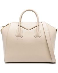 Givenchy - Logo-stamp Leather Tote Bag - Lyst