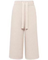 Laneus - Knitted Knee-Length Shorts - Lyst