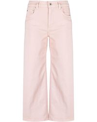 Dondup Jean court à coupe ample - Rose