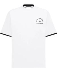 KARL LAGERFELD - 21 Rue St-Guillaume Double-Collar T-Shirt - Lyst