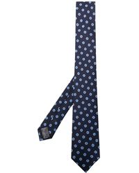 Dolce & Gabbana Cravatta con motivo jacquard - Blu