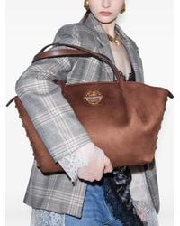 Liu Jo - Suede-Effect Studded Shoulder Bag - Lyst