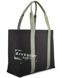 Givenchy - Logo-Print Cotton Tote Bag - Lyst