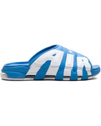 Nike - Air More Uptempo "University/ Slides - Lyst