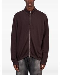 Another Aspect - 3.0 Ribbed Zip-Up Sweatshirt - Lyst