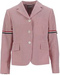 Thom Browne - Gestreifter Blazer - Lyst