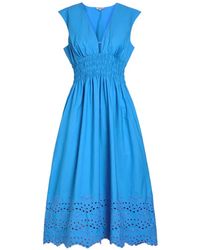 Rails - Roxanne Eyelet-Embellished Midi Dress - Lyst