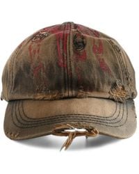 THUG CLUB - Distressed Graphic-Print Baseball Cap - Lyst