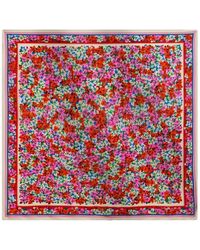 Essentiel Antwerp - Floral-Print Scarf - Lyst