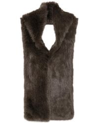 Betta Corradi - Faux-Fur Scarf - Lyst