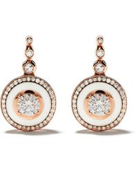 Selim Mouzannar - 18kt Rose Gold Diamond Mina Earrings - Lyst
