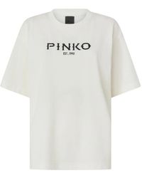 Pinko - Cowboy Boot-Graphic T-Shirt - Lyst