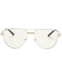 Cartier - Pilot-Frame Sunglasses - Lyst