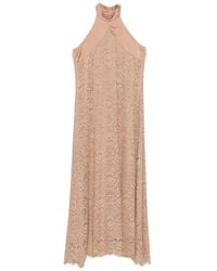 D.exterior - Flower-Lace Midi Dress - Lyst