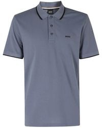 BOSS - Parlay 190 Logo-Print Polo Shirt - Lyst