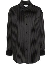 Lemaire - Striped Button-up Shirt - Lyst