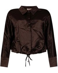 Rene' Derhy - Chemise Madeleine À Lien De Resserrage Et Fini Satiné - Lyst