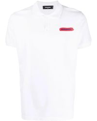 DSquared² - Polo Con Logo Estampado - Lyst