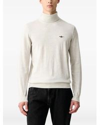 Aeronautica Militare - Pull À Logo Brodé - Lyst