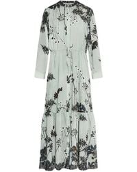 Munthe - Bernadette Floral-Print Tiered Maxi Dress - Lyst