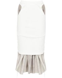 Maison Margiela - Layered Knee-Length Skirt - Lyst
