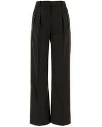 Loulou de Saison - Sbiru Lds Pleated Wide-Leg Trousers - Lyst