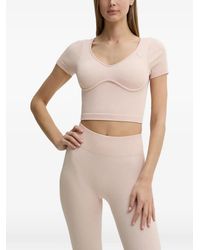 Guess - Top Con Cuello En V - Lyst